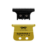 Gamma+ Gold Titanium X-Pro Wide Fixed Blade w/ Black Diamond DLC "The One" Cutter Trimmer Replacement Blade Set (GP527GB)