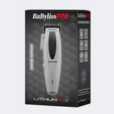 BaBylissPRO Limited Edition LithiumFX+ Lithium Ergonomic Cord/Cordless Clipper - Grey (FX673NSGY)