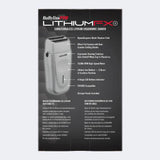 BaBylissPRO Limited Edition LithiumFX+ Lithium Ergonomic Cord/Cordless Double Foil Shaver - Grey (FXFS573GY)