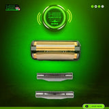 StyleCraft Gold Titanium Double Foil Head/Cutter Set for Flex Shaver (SC538S)