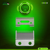 StyleCraft Replacement Stainless Steel Fixed Taper Clipper Blade w/ Ceramic Moving Set (SC543S)