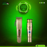 StyleCraft Rogue Clipper/Trimmer Combo Set w/ Microchipped Magnetic Motor - Metallic Matte Gunmetal (SC201N)