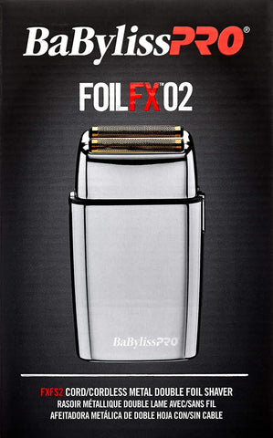BabylissPRO FOILFX Cordless Metal Double Foil Shaver - ALL COLORS