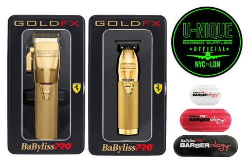EXCLUSIVE GOLD COMBO Clipper, Trimmer, Hair Grips