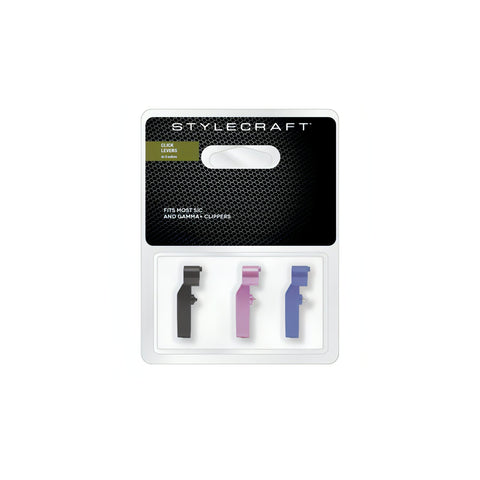 StyleCraft Click Lever 3 Pack (Blue, Black, Pink)