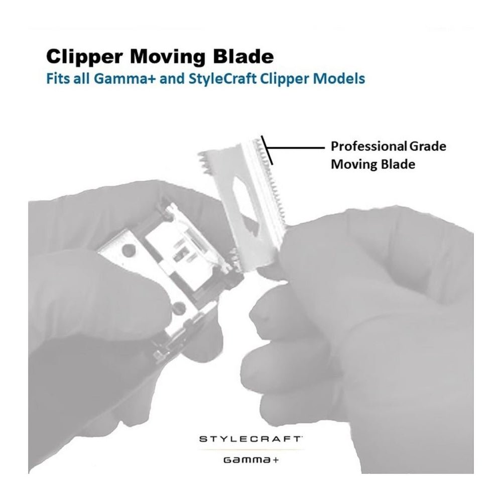 StyleCraft Stainless Steel Slim DeepTooth Cutter Moving Clipper Blade UNIQUE Barber Supplies