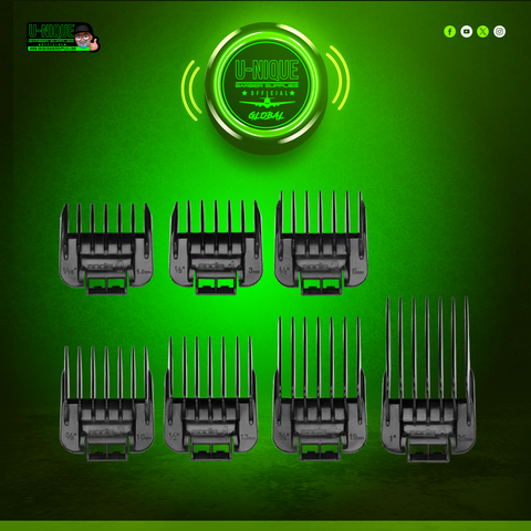 7-Piece Snap-On Blade Attachment Comb Set (01380)