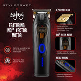 StyleCraft 360 Jeezy Cordless Trimmer w/ IN3 Vector Motor (SC423B)