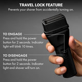 BaBylissPRO CoreFX Cordless Double Foil Shaver - Matte Black (FX75FS2MB)