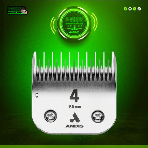 Andis Ultra Edge Detachable Blade - Size 4 Skip Tooth (72625)