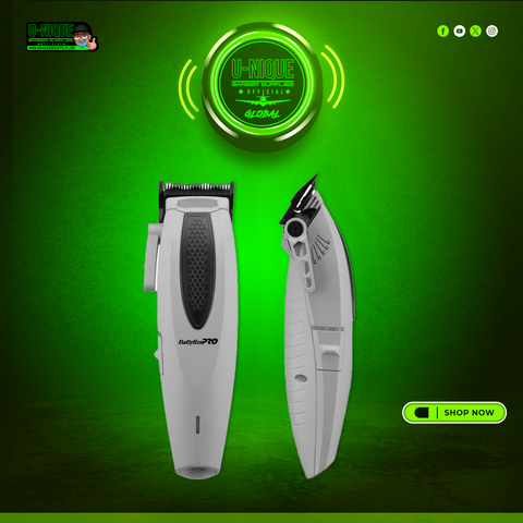 BaBylissPRO Limited Edition LithiumFX+ Lithium Ergonomic Cord/Cordless Clipper - Grey (FX673NSGY)