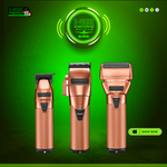 BaBylissPRO FXONE Rose GoldFX Clipper (FX899RG), Trimmer (FX799RG) & Shaver (FX79FSRG) Bundle