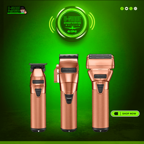 BaBylissPRO FXONE Rose GoldFX Clipper (FX899RG), Trimmer (FX799RG