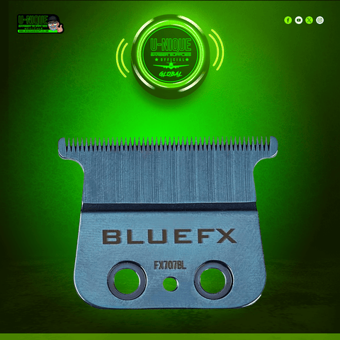 BaByliss PRO Blue Titanium Standard Tooth T-Blade (FX707BL)