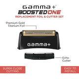Gold Titanium Single Foil and Echo Cutters for Boosted One Shaver (GP557B)