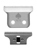 StyleCraft Ace Fixed Stainless Steel Replacement Trimmer Blade w/ Moving Stainless Steel Deep Cutter (SC519S)