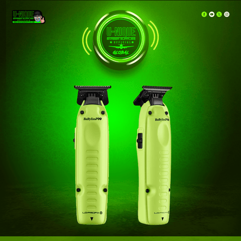 BaBylissPRO FXONE Low-Profile Neon Yellow Interchangeable Cordless Trimmer (FX729NYLT) - TOOL ONLY