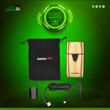 BaBylissPRO UV-Disinfecting Double Foil Shaver - Gold (FXLFS2G)