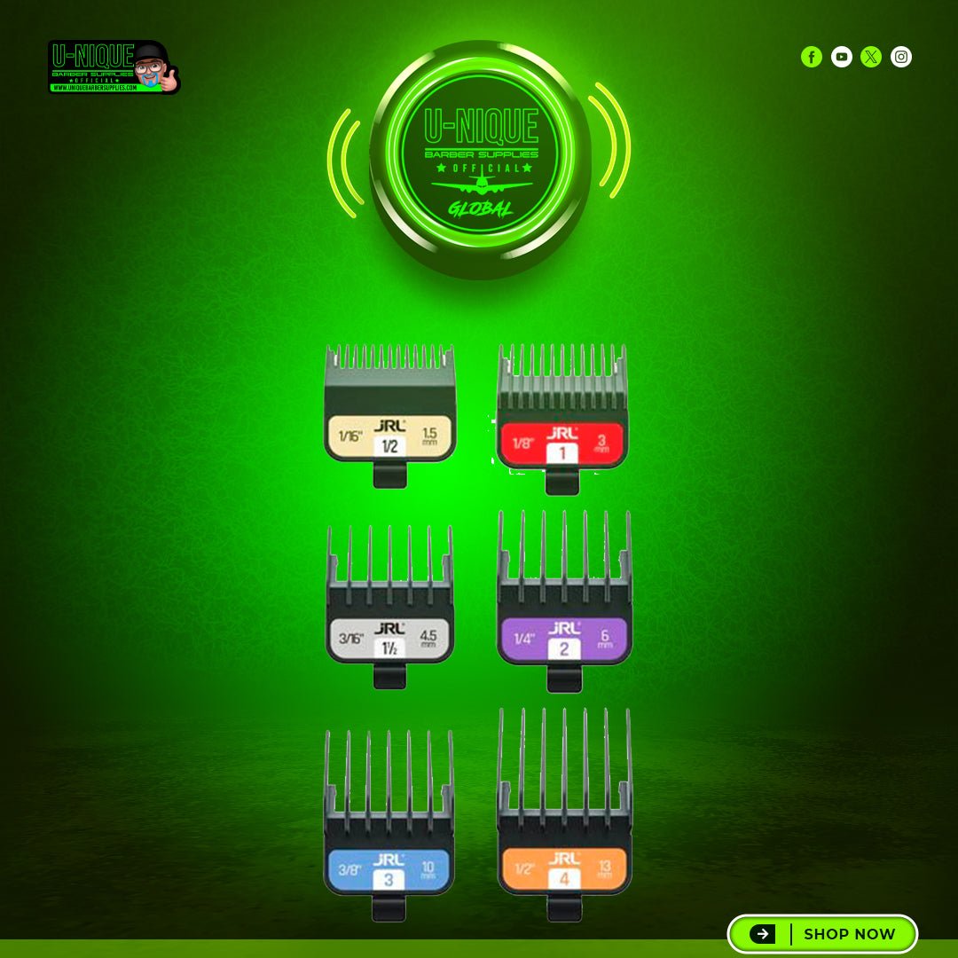 Clipper Guard Sticker Professional Barber Clipper Guards JRL Professional Double Magnetic ...