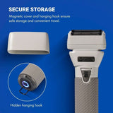 BaBylissPRO FXONE All-Metal Interchangeable-Battery Double Foil Shaver - Frostbyte Limited Edition (FX79FSTW)