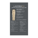 BaBylissPRO FXONE Low-Profile Sand Interchangeable Battery Clipper (FX829SDLT) - TOOL ONLY