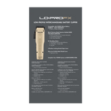 BaBylissPRO FXONE Low-Profile Sand Interchangeable Battery Clipper (FX829SDLT) - TOOL ONLY