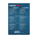 BaBylissPRO Limited FX Black & Blue Cord/Cordless Trimmer & Double Foil Shaver Set (FXDUOFS2TBL)