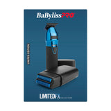 BaBylissPRO Limited FX Black & Blue Cord/Cordless Trimmer & Double Foil Shaver Set (FXDUOFS2TBL)