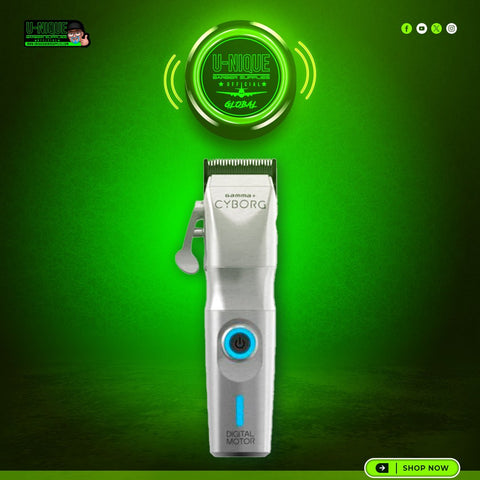 Gamma+ Cyborg Cordless Clipper w/ Digital Brushless Motor (GP604M)