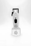Cocco Hyper Veloce Pro Stealth Anti-Broke Barber's Club Limited Edition Matte White Clipper (CHVPC-ABBC)