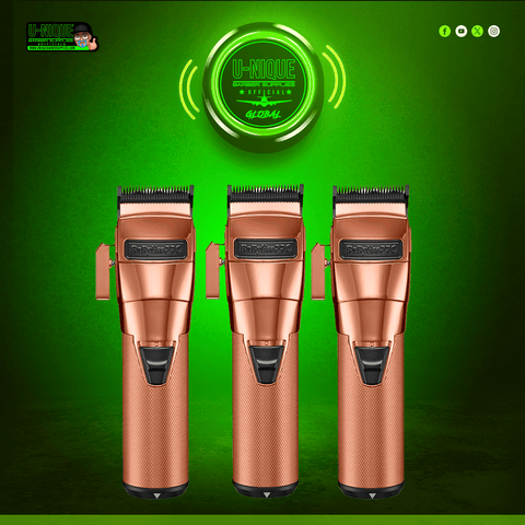 BaBylissPRO FX One Rose GoldFX All-Metal Interchangeable Battery Cordless Clipper (FX899RG)