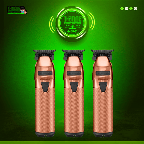BaBylissPRO FX One Rose GoldFX All-Metal Interchangeable Battery Cordless Trimmer (FX799RG)
