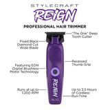 StyleCraft Reign Eon Digital Brushless Motor Trimmer - Purple Reign (SC422P)