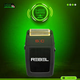 StyleCraft S|C Rebel Double Foil Shaver – Cordless Rechargeable Electric with Super Torque Motor & Gold Titanium Foil Head