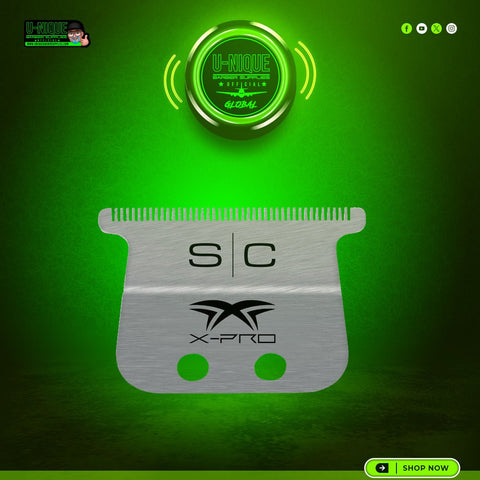 StyleCraft X-Pro Stainless Steel Wide Fixed Trimmer Blade (SC512S)
