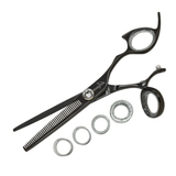Shark Fin Shears Professional Texturizer w/ Swivel - Black