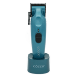 Cocco Hyper Veloce Pro Cordless Clipper w/ Digital Gap Ambassador Graphene Taper Blade + Charging Stand (CHVPC)