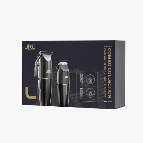 JRL Professional Onxy Clipper & Trimmer Collection + Charging Base