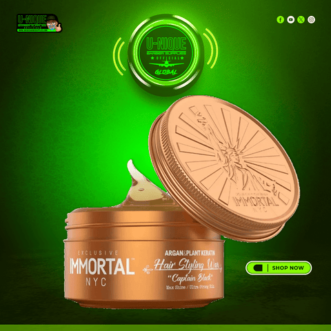 ''Captain Black'' Hair Styling Wax