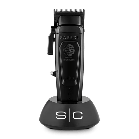 Stylecraft Saber 2.0 Cordless Modular Clipper with High Torque Digital Brushless Motor - Black (SC617B)