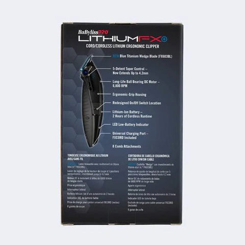 BaByliss PRO Limited Edition Lithium FX Cordless Ergonomic Clipper