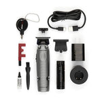BaByliss PRO Lo-Pro FX One Matte Gray High Performance Low Profile Trimmer w/Interchangeable Lithium Battery Pack (FX729)