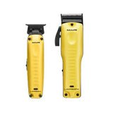 BaByliss PRO Limited Edition Influencer Yellow Lo-Pro FX Clipper & Trimmer Value Set - Andy Authentic