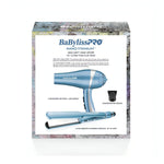BaByliss PRO Nano Titanium Hair Dryer & 1.5" Ultra-Thin Flat Iron Limited Edition Value Set