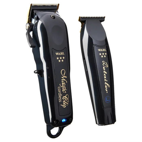 WAHL CORDLESS BARBER COMBO MAGIC CLIP AND DETAILER LI
