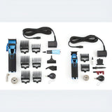 BaBylissPRO Blue FX Boost+ Limited Edition Clipper & Trimmer Set w/ Charging Base (FXHOLPKCTB-BC)