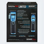 BaBylissPRO Blue FX Boost+ Limited Edition Clipper & Trimmer Set w/ Charging Base (FXHOLPKCTB-BC)