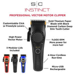 Instinct Cordless Trimmer (SC407M) + Clipper (SC607M) COMBO