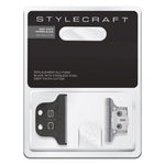 Stylecraft Clipper Blade with DLC Fixed Blade & Deep Tooth Gold Titanium Cutter