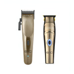 StyleCraft Rogue Clipper/Trimmer Combo Set w/ Microchipped Magnetic Motor - Metallic Matte Gunmetal (SC201N)